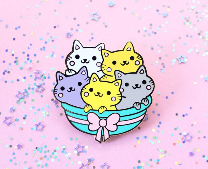 Yum Yum Cats - We Are Extinct Pin Review
