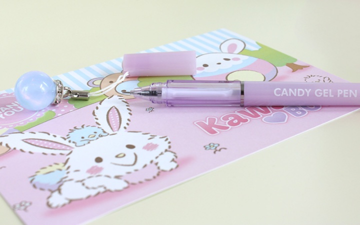 kawaii box japan march 2017 - pastel pen