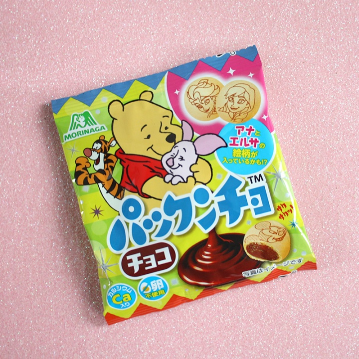 kawaii box japan march 2017 - morinaga disney chocolate bicuits